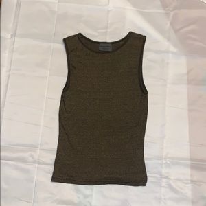 Brown tank top